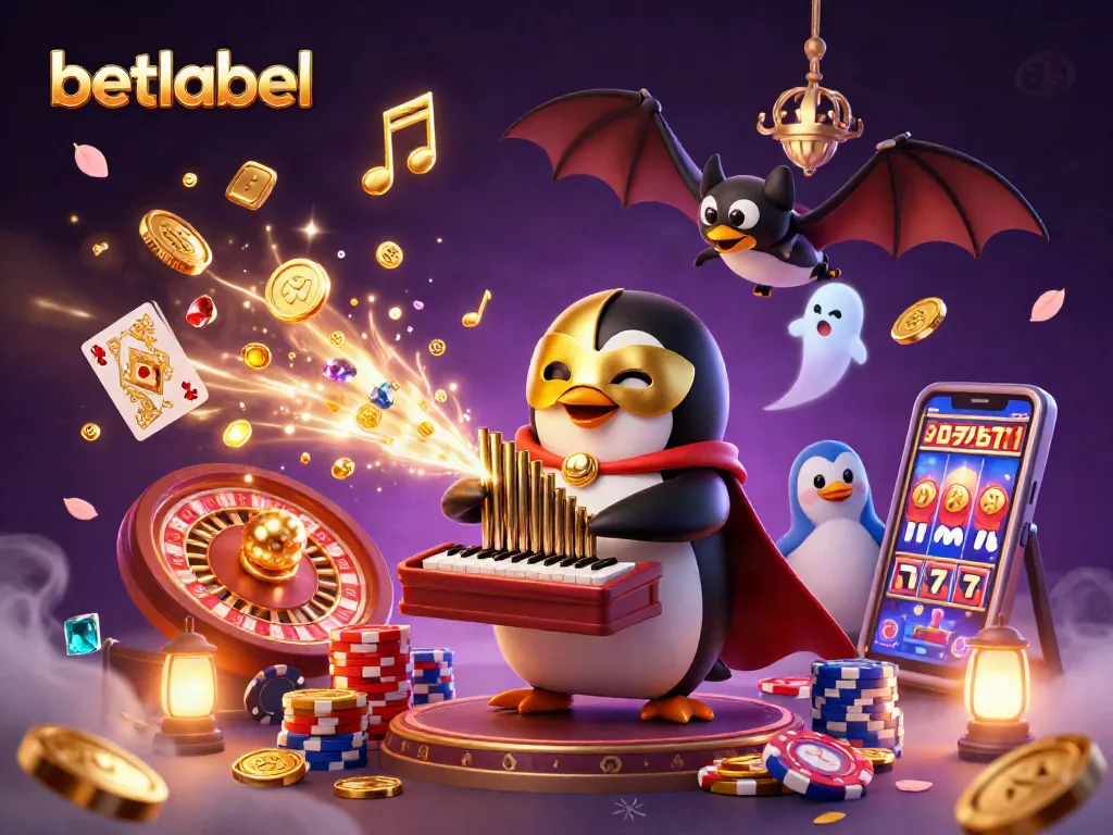 Experience the thrilling world of betting with betlabel's enchanting casino scene filled with treasure.